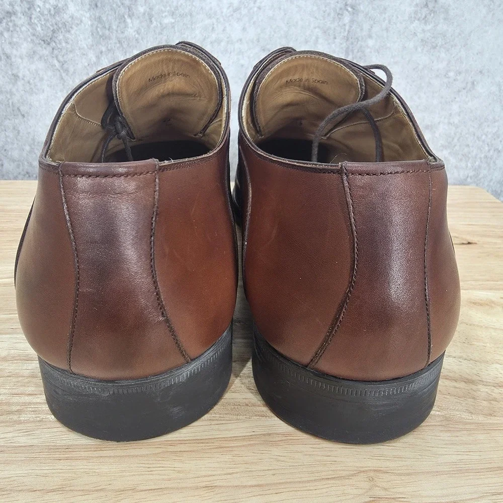 Magnanni Oxford Shoes Mens‎ 14 Brown Leather Brogue Lace Up Derby Dress Shoes